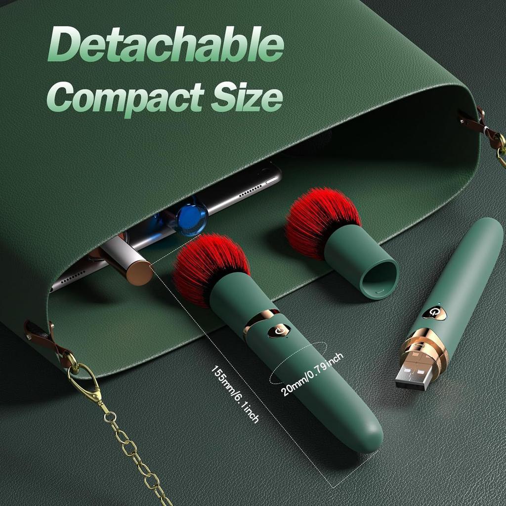 Кисть для макияжа Вибратор-пуля Дилдо Сильная вибрация Шок Оргазм Точка G Сосок Клиторальный стимулятор Массажная палочка Женские секс-игрушки