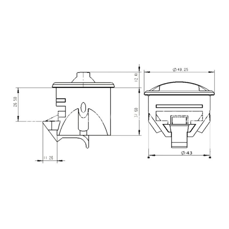 Industrial Grade Round Lock Cabinet Door Catch Keyless Cupboard Lock Easy Installation for Motorhome Camper Caravan