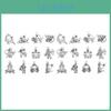 Pendants Charm Constellation Shapes Necklace Creative Jewellery 24pcs Pack