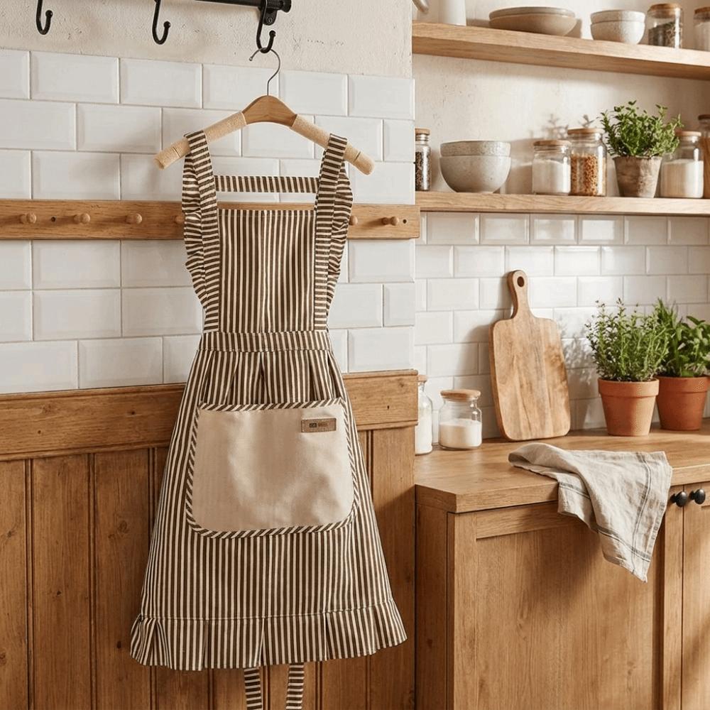 Durable Gardening Work Uniform Breathable Catering Work Clothes Kitchen Cooking Apron Household