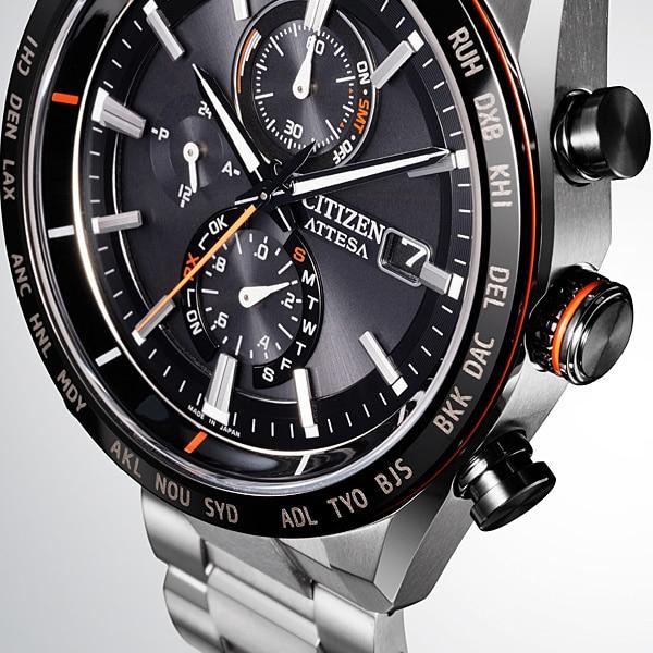 Citizen AT8189-61E ( Watch ATTESA Solar-powered Eco-Drive Radio-controlled Direct Flight ACT Line)