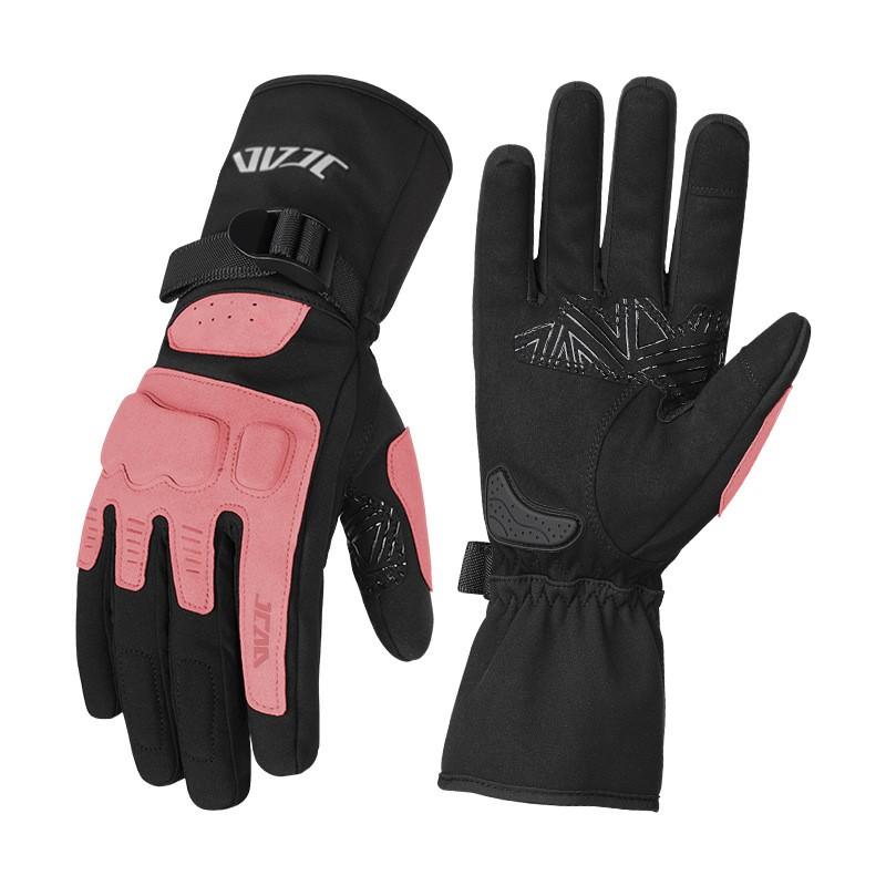 Winter Motorcycle Riding Gloves With Impact Protection Shell Waterproof Warm Thermal Men Women