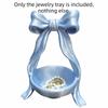 Sweet 3D Printed Jewelry Tray Decorative Jewelry Plates Fashion Bow Ribbon Ring Holder  Desktop Use