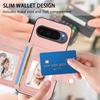 For Google Pixel 10 Pro/Google Pixel 10 Case RFID Blocking Card Holder Kickstand TPU + PU Leather Phone Back Cover
