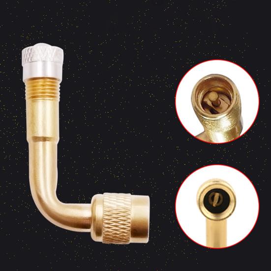 Tire Valve Extension Set 45 90 135 Degree Angled Adaptors for Car Motorcycle Bike Universal Inflator Nozzle Extenders