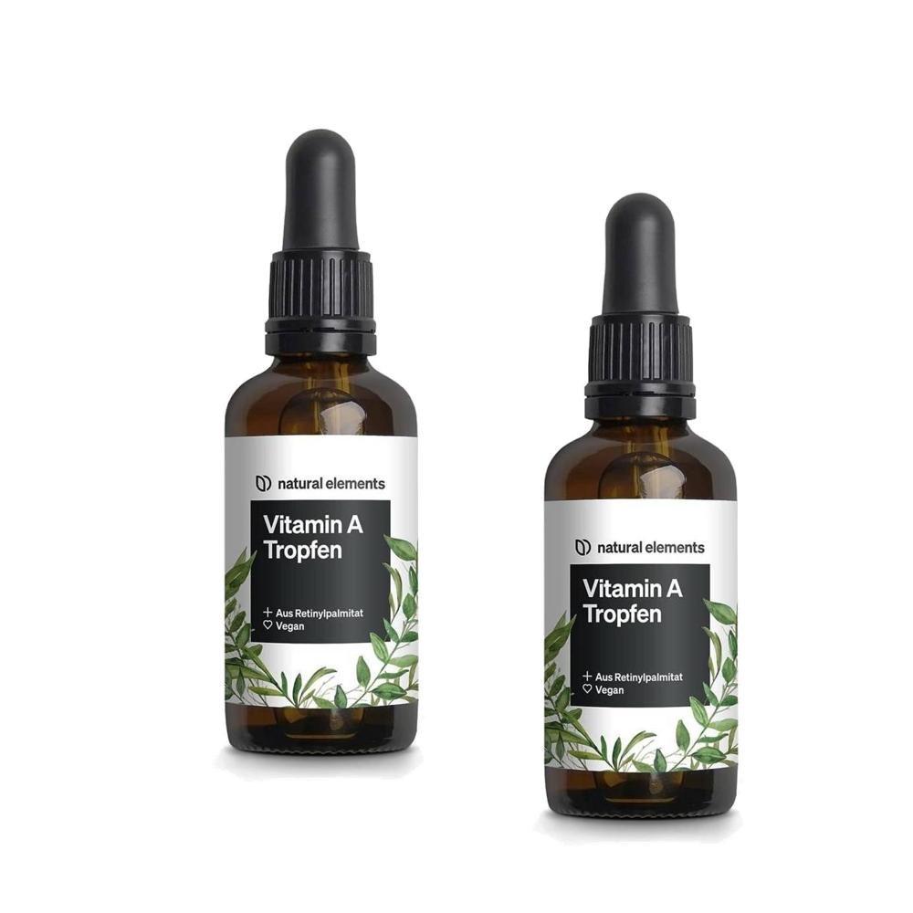 Natural Elements Капли с витаминами Капли с витамином А Масло 2 шт. 50 мл