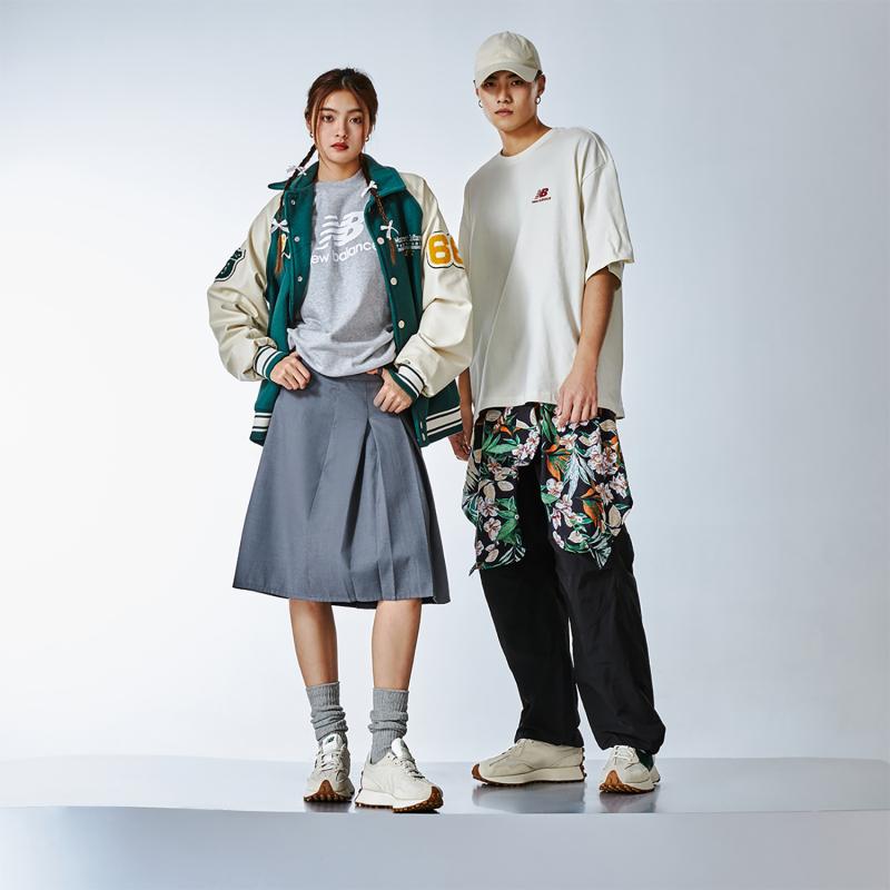 New Balance 327 Кроссовки 'Timberwolf Nightwatch Green' MS327HR1