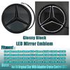 XEKVA1 For Mercedes Benz Silver Border Newest 3D Style Emblem For Mercedes Benz GLC X253 GLE W166 C292 GLS X166 OE Style Emblem Grille a22