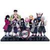 Anime Demon Slayer Standing Figure Kimetsu No Yaiba Desk Stand Miniature Action Figure Decor