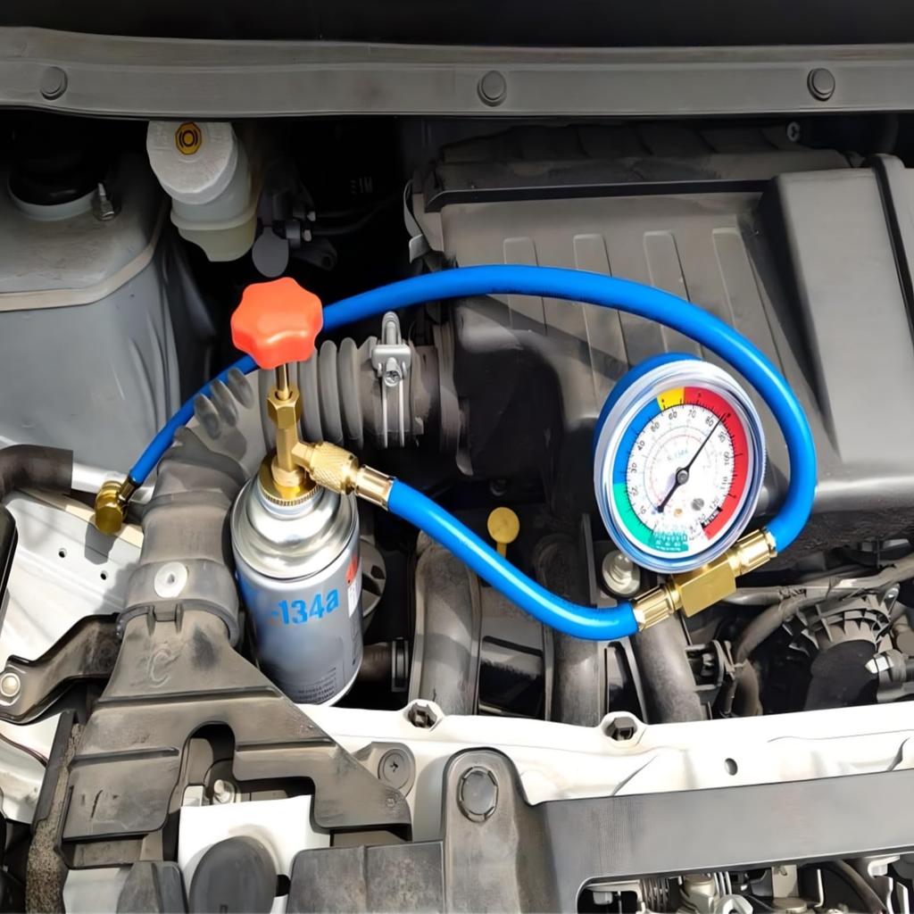 Клапан для прокола баллона HFC-134a для заправки автомобильного кондиционера, клапан-прокалыватель M14 x 1/4 (Набор из 1)