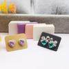 100pcs New 3.5x2.5cm Fashionable Girl Earrings Packaging Card