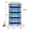 4 шт./упак. Мужские бритвенные лезвия, кассеты для бритья, сменные лезвия для бритья Fusione