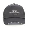 Minimalist Line Art Cat Print baseball cap fashion summer Breathable Unisex snapback hats outdoor casual  protection sun hat
