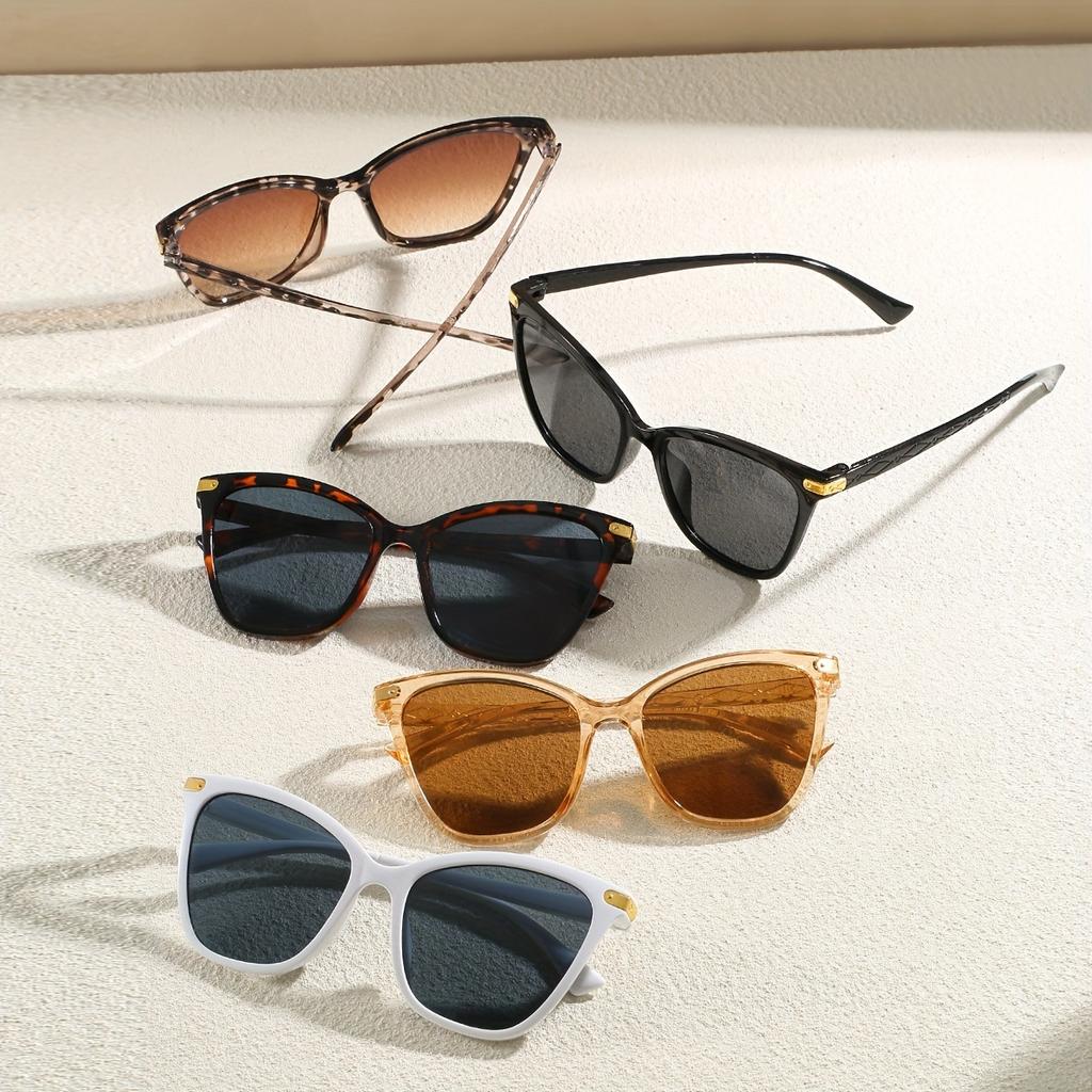 Новые модные солнцезащитные очки «кошачий глаз» для женщин и мужчин, трендовый стиль, солнцезащитные очки квадратной формы, для улицы, защита UV400, уличная одежда