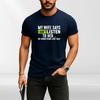 Funny Husband T-Shirt "My Wife Says I Don’t Listen" Sarcastic Graphic Tee Men Gi