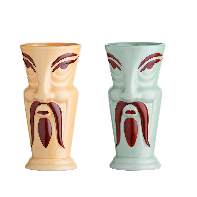 Personalized Wine Cups Vintage Cocktail Glasses Tiki Glasses Hawaiian Creative Cocktail Glasses Party Glasses Home Decorations