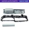 Front Right Door Handle Glass Button Frame Cover Trim Set Gray For Vw Passat B5 1996-2005 Oem 3B1867179C 3B1867171E