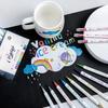 Head Double Calligraphy Color Pen Soft Head Pearlescent Metal Color For Art Hand Painting Creative Painting Greeting Card Hand Account