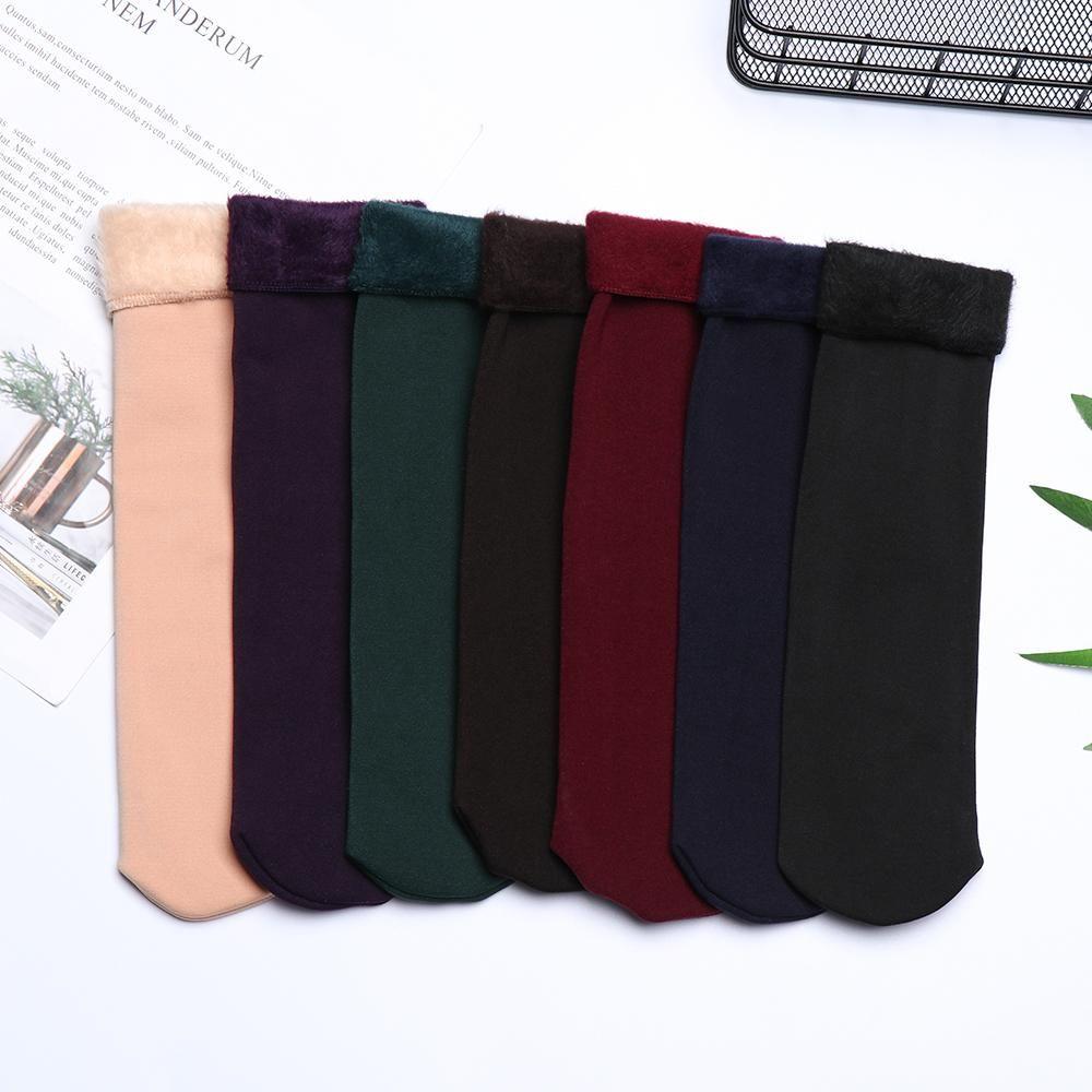 Unisex Snow Boots Casual Velvet Sleeping Warm Hosiery Home Floor Socks Snow Socks