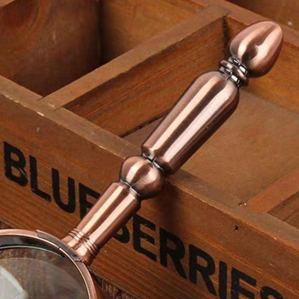 20X Reading Jewelry Antique Loupe Power Len Magnifying Glass High Magnification All-Metal Magnifier