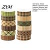 Decorative Masking Tape 12PCS Assorted Patterns Washi Tapes, Japanese Paper Tape, 15mm Party Favor Embellishments Wide Wrapping for Scrapbooking