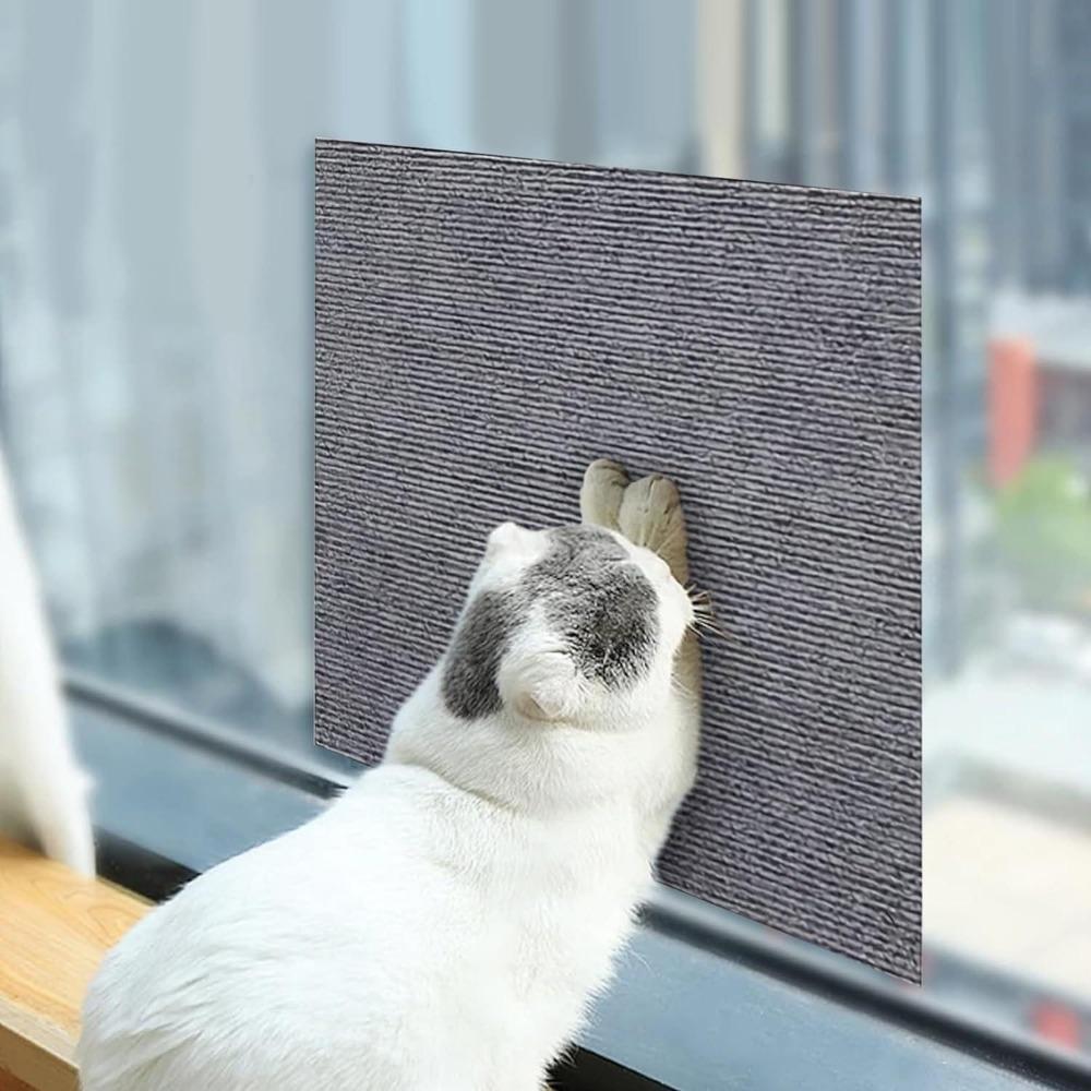 Подстригаемый коврик для кошек Когтеточка для кошек Диванная лента Когтеточка Самоклеящийся коврик Кошачья доска Когтеточка Аксессуары для кошек