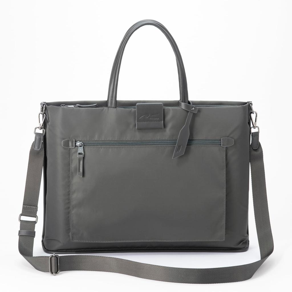 И Day Tote Большой 2WAY Совместимый с дюймовым Бизнес Темно-серый [Двойная Ночь] Сумка, Легкий, Вместительный, Многофункциональный, B4, 15.6 PC, Для поездок на работу,