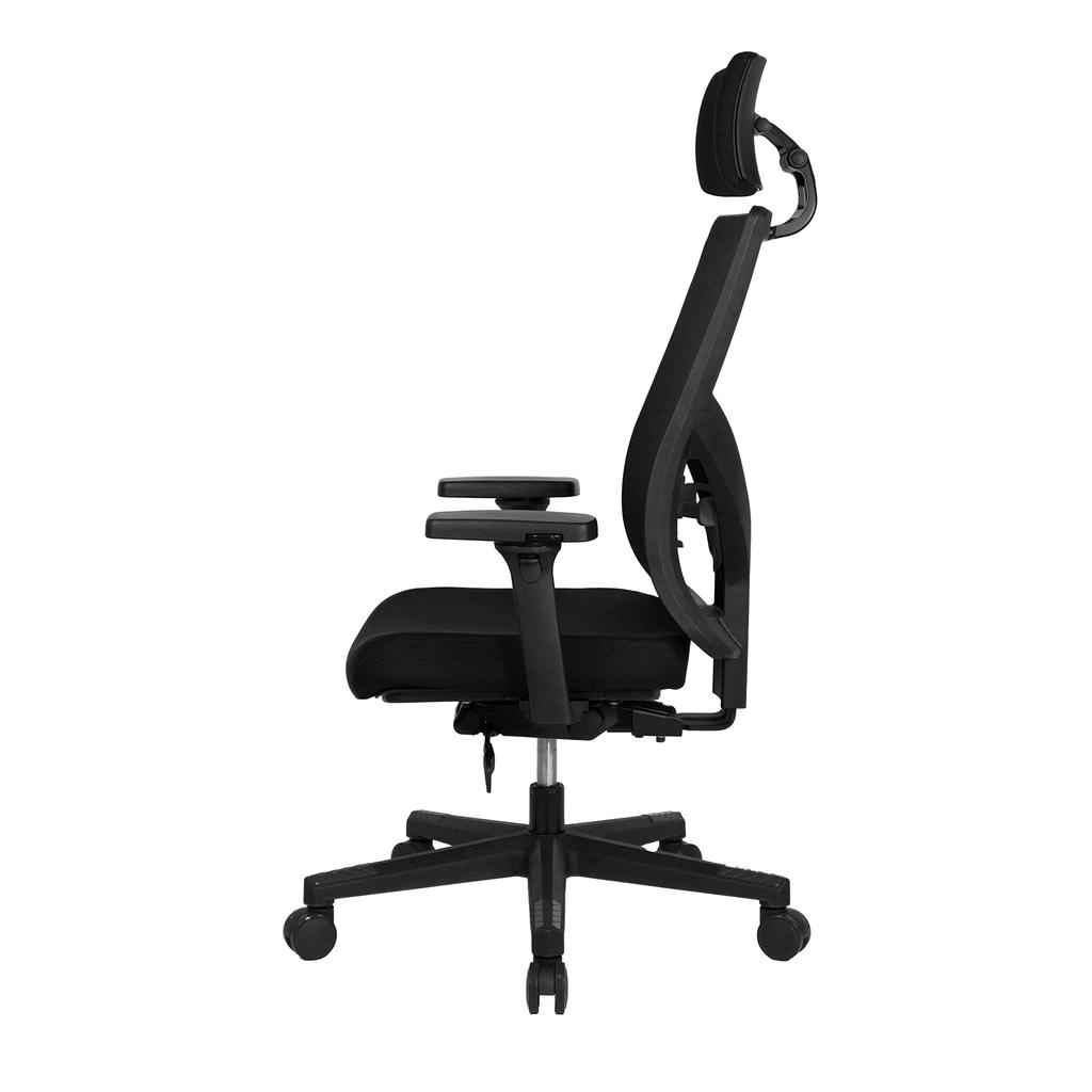 Itoki Endust Black Armrest 3D Headrest Comfortable Sitting Soft Seat Breathable Mesh Backrest Lumbar Support Weight Sensitive Synchronized Locking