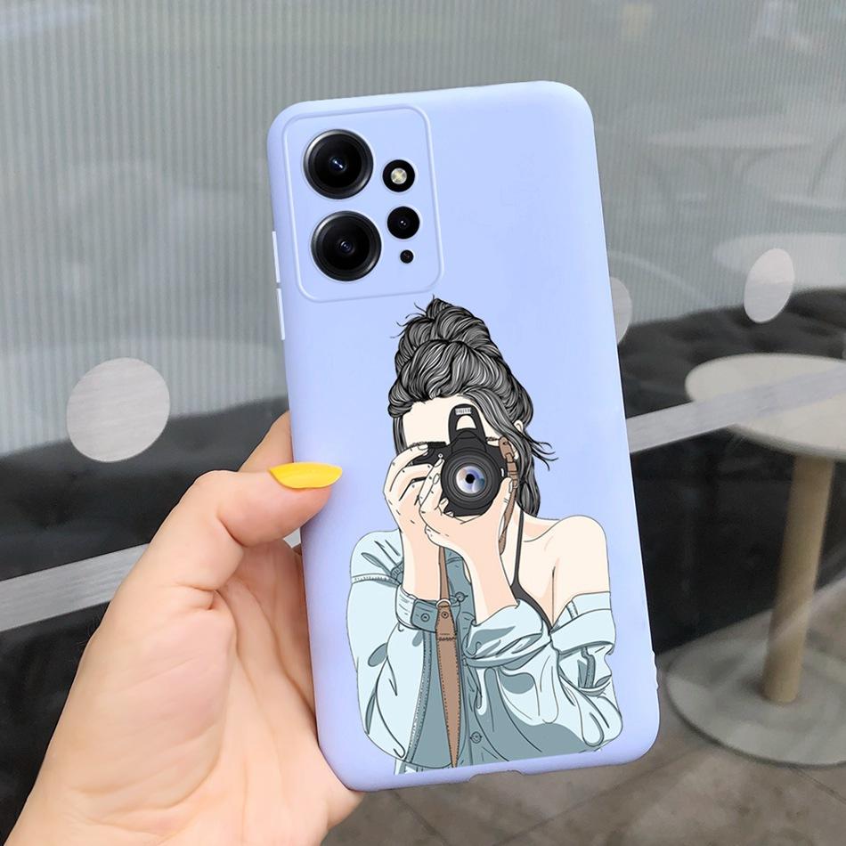 Чехол для Xiaomi Redmi Note 12 4G Note12 Pro Global Милый Подсолнух Конфетный Цвет Мягкий Силиконовый Чехол для Redmi Note 12 Pro 12Pro 5G