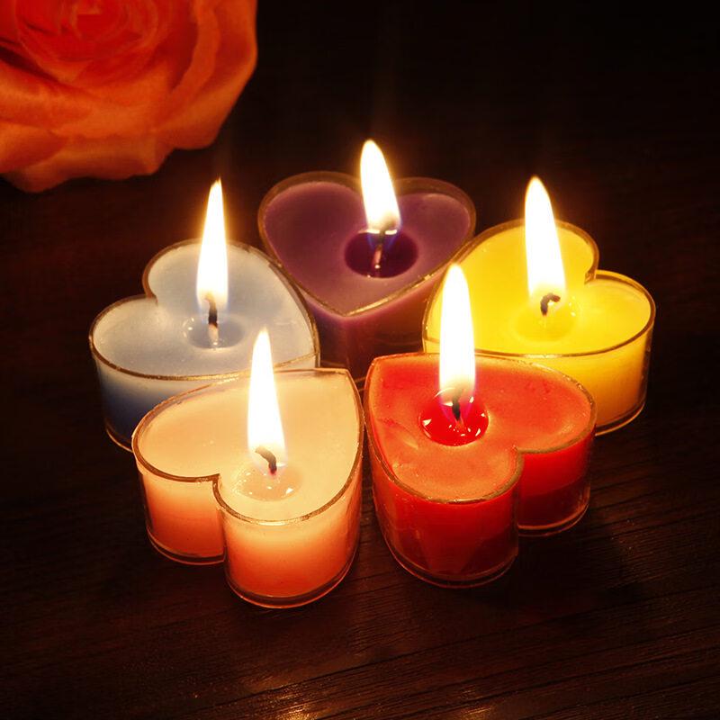 LIEI Heart-shaped Romantic Candle