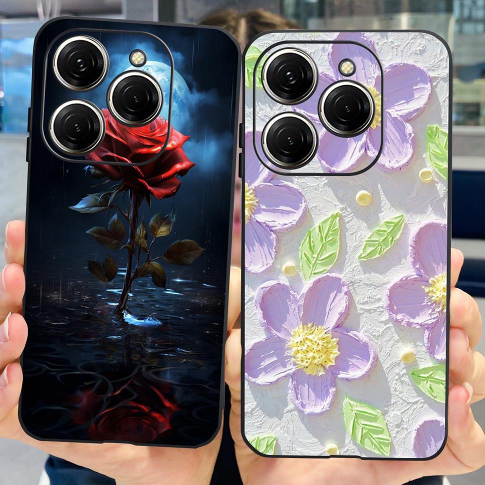 Для Tecno Spark 20 Pro Чехол KJ6 Роскошный Конфетный Расписной Чехол Мягкий Силиконовый Чехол Для Tecno Spark 20 Spark20 Pro Корпус Funda