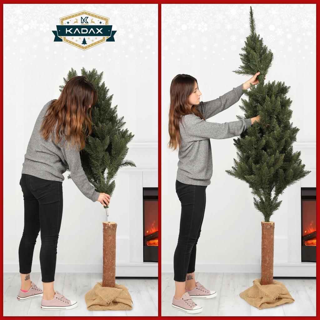 KADAX Искусственная елка на стволе, 160 см, Ель натуральная.