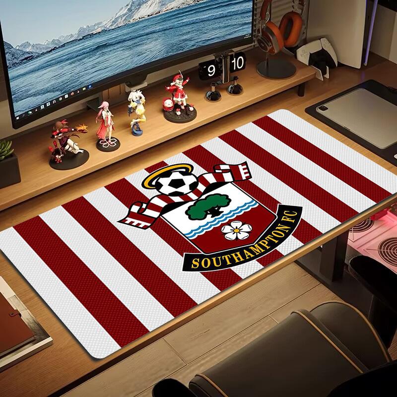 Southampton FC Print Cushion Non-slip Laptop Tablet Big Mousepad XXL Mat Mini PC Playmat With Lock edge