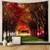 Домашний гобелен Настенный гобелен Лесной гобелен Фоновая ткань Для декора гостиной спальни Декоративное настенное искусство