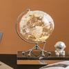 Светодиодный прозрачный Mova Globe Home Decor Light Роскошный домашний орнамент Гостиная Кабинет Офис Стол Украшения Глобус Земля Украшение