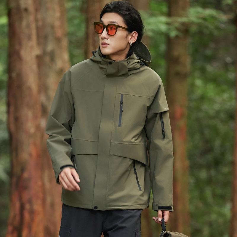 Высококачественная куртка для мужчин и женщин, противовирусная водонепроницаемая одежда для альпинизма, теплая и дышащая горнолыжная одежда «три в одном»