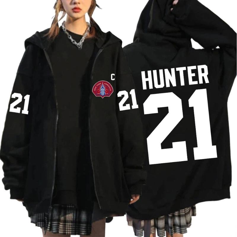 Heated Rivalry Scott Hunter 21 New York Admirals Merch Zipper Hoodies Men Women Clothing Zip Up Sweatshirts Long Sleeves Jackets