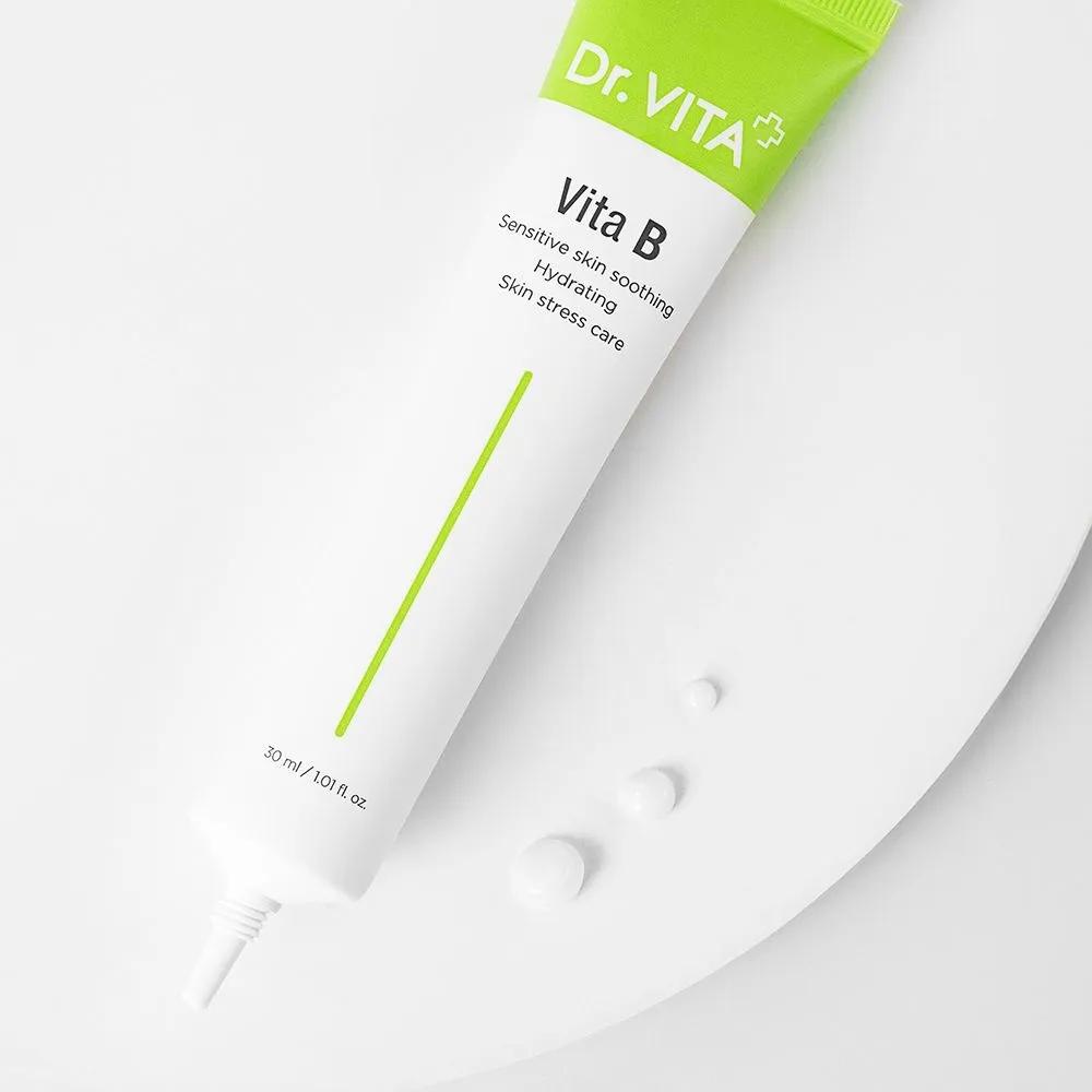 Dr.VITA Sensitive Skin Soothing, Relief, and Hydrating Hypoallergenic Vitamin B Cream 30ml x 3, Total 90ml