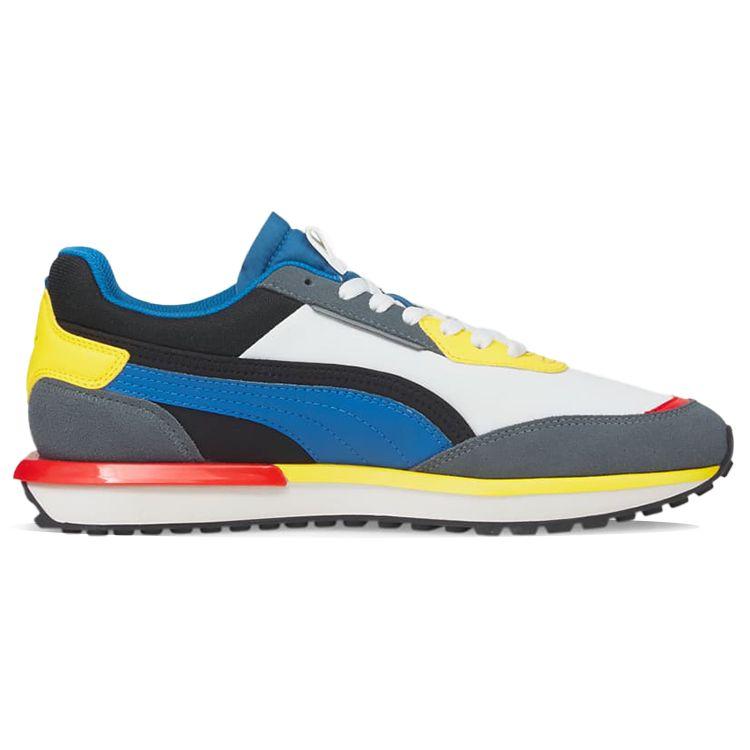 Puma Унисекс ретро кроссовки Белые Синие Красные Желтые 382044-13