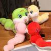 Big Eyes Snake Year Mascot Toy Long Tail Lucky Snake Doll Plushies  Birthday Gifts