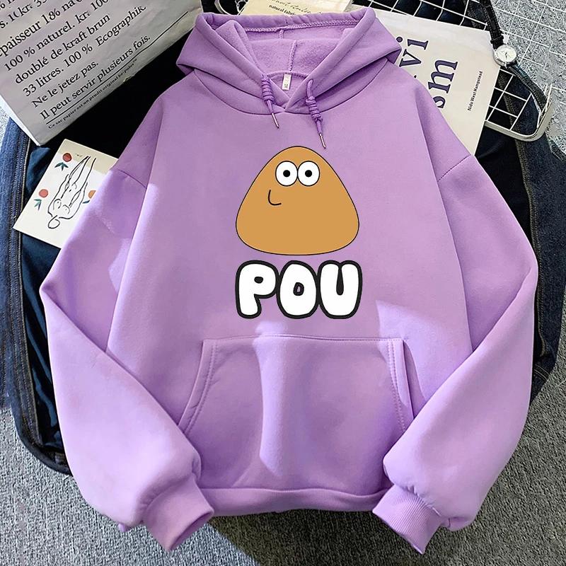 Pou Hoodie Мужская мода Letter Print Hoodie Boy Coats Пуловеры Мужские толстовки Одежда Rap Women Sweatshirt Одежда