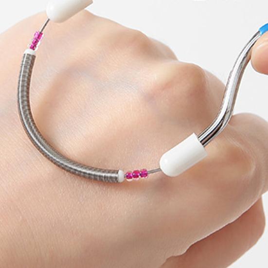 Удаление волос на лице ручной пружинный эпилятор для женщин инструмент для удаления волос на щеках шее верхней губе и подбородке