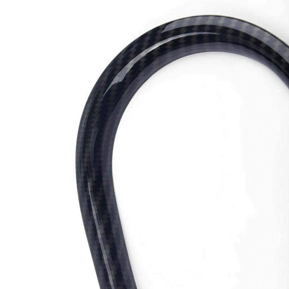 Карбоновый салон автомобиля, панель переключения передач, отделка, крышка для Ford Mustang 2015-2018, декоративная рамка для автомобиля