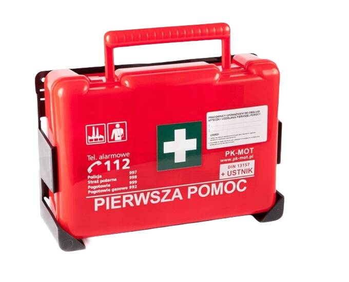 Apteczka pierwszej pomocy przemysłowa zakładowa bdw din 13164