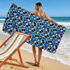 Colorful skull fiesta Print beach towel, quick drying, suitable for travel, outdoor sports, jogging, the beach and swimming, gift