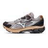 Mizuno Halo Mix Удобные Модные Нескользящие Износостойкие Дышащие Низкие Беговые Кроссовки Унисекс Кеды Цвет Фасоли Серый D1GH240809