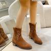 Fashion Shoes for Women New Classic Outdoor Western Boots Woman Fashion Pointed Toe Women Boots Simple Comfortable Cowboy Boots Female