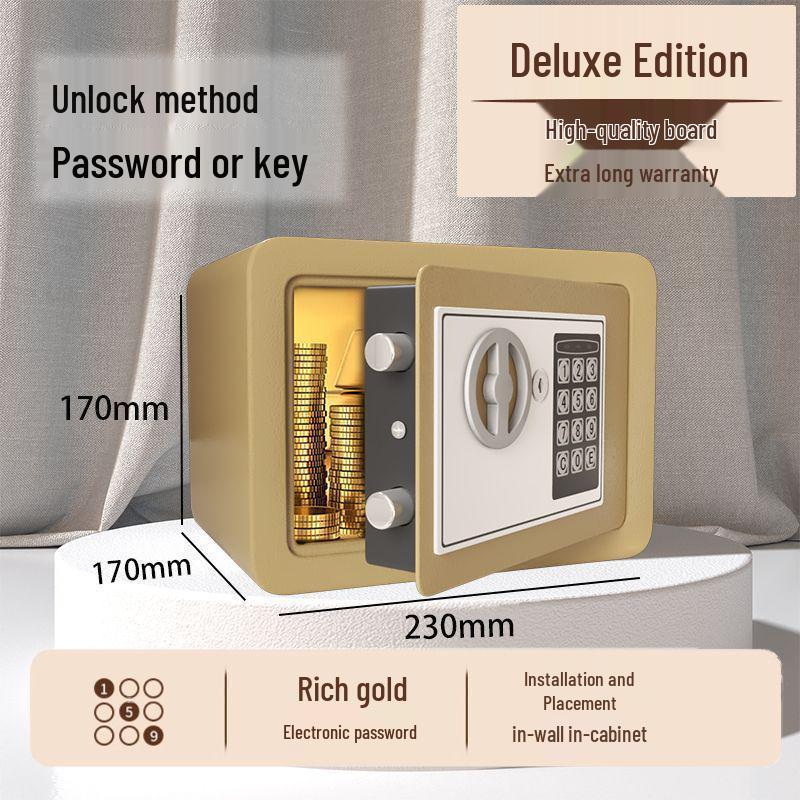 In-Stock Kids Safe: Secure Password Money Box for Deposits & Withdrawals, Large Capacity, Ideal Gift for Children