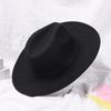 New Fashion Dress Dance Party Stage Performance Woolen Cowboy Hat Fedora Hat Panama Jazz Cap