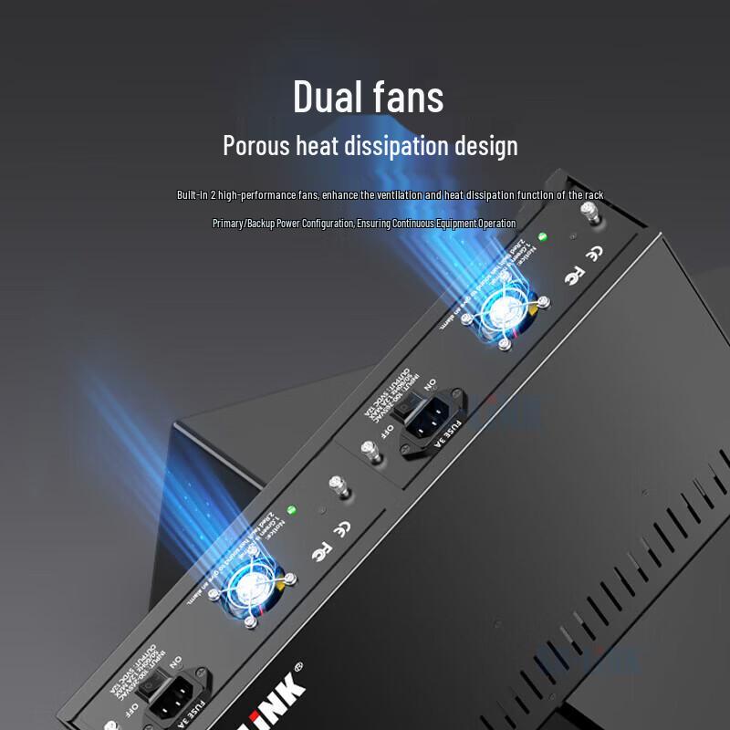 SK-LINK 19-inch 2U 14-Slot Fiber Optic Transceiver Chassis